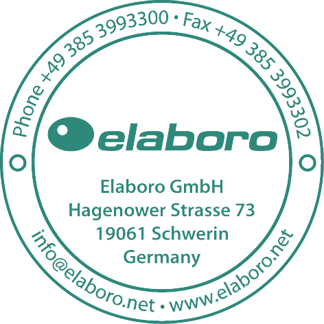 Elaboro® Stempel mit Kontaktdaten